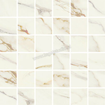  Vallelunga Cava Bianco 30x30 cm Mozaiek 5x5 Mat Gestructureerd Satin CV6000991S | 462397