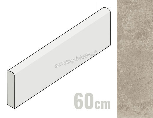  Vallelunga Lit Grigio 8x60 cm Plint Mat Gestructureerd 02LITB40RS | 462598