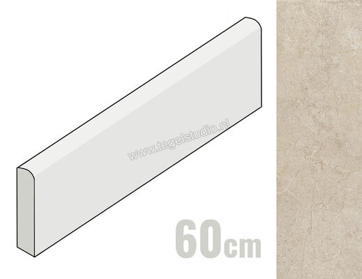  Vallelunga Lit Greige 8x60 cm Plint Mat Gestructureerd CV6000965S | 462616