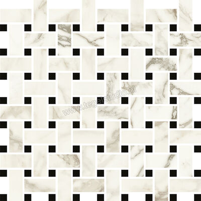  Vallelunga Luce Grey 30x30 cm Decor Basket Mat Gestructureerd Satin CV6001262S | 462679