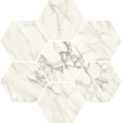  Vallelunga Luce Grey 30x28 cm Decor Hexagon T7 Mat Gestructureerd Satin CV6001264S | 462685