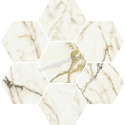  Vallelunga Luce Oro 30x28 cm Decor Hexagon T7 Mat Gestructureerd Satin CV6001265S | 462688