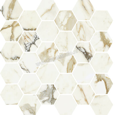  Vallelunga Luce Oro 33x33 cm Decor Hexagon T30 Gestructureerd Mix CV6001269S | 462697