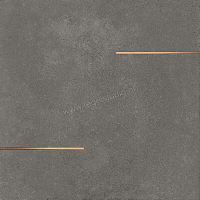  Vallelunga Terrae Piombo 60x60 cm Decor Bacchette Rame Mat Gestructureerd Naturale 02VTED640BRS | 462979