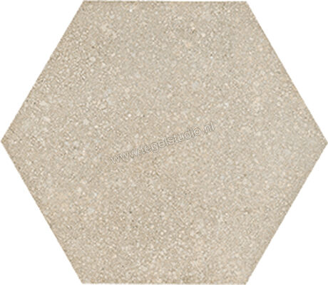  Vallelunga Terrae Sabbia 19x22 cm Decor Hexagon Mat Gestructureerd Naturale 02VTEE20S | 463006