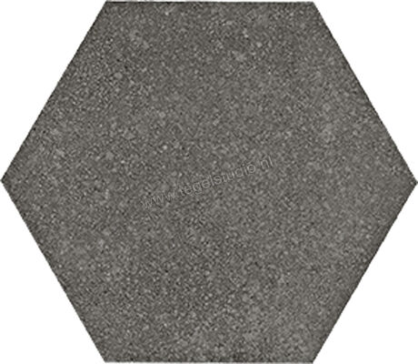  Vallelunga Terrae Piombo 19x22 cm Decor Hexagon Mat Gestructureerd Naturale 02VTEE40S | 463009