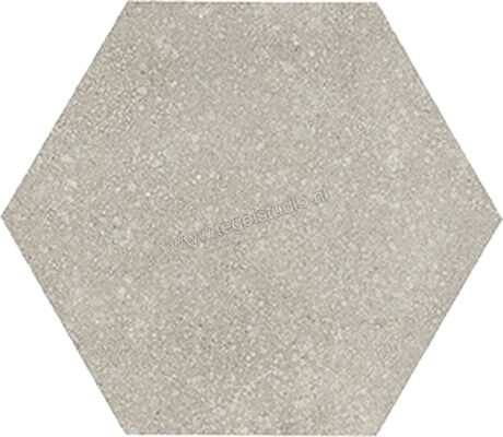  Vallelunga Terrae Basalto 19x22 cm Decor Hexagon Mat Gestructureerd Naturale 02VTEE70S | 463015