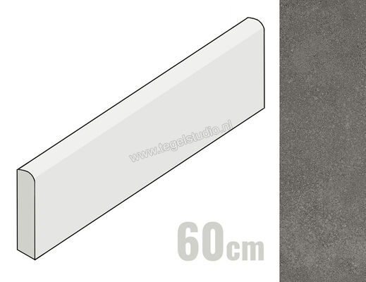  Vallelunga Terrae Piombo 9x60 cm Plint Mat Gestructureerd Naturale 02VTEB640S | 463099