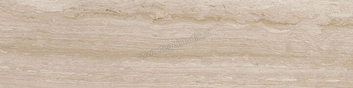  Coem Ceramiche Flow Beige 20x120 cm Vloertegel / Wandtegel Mat Gestructureerd Naturale SK212R | 465214