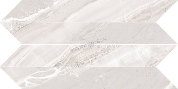  Ascot Ceramiche Galaxy Pearl 30x60 cm Decor Arrow Glanzend Gestructureerd 3D Honed A2GAL10AT4M | 467215