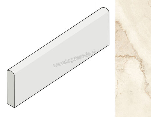  Coem Ceramiche Touch Stone Gold 7.5x60.4 cm Plint Mat Vlak Naturale TOB602R | 467572