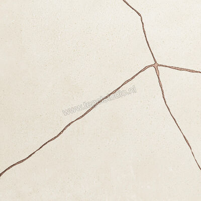  Fioranese Kintsugi Moonlight 60.4x60.4 cm Vloertegel / Wandtegel Hibi Mat Vlak Naturale KTH601R | 468049