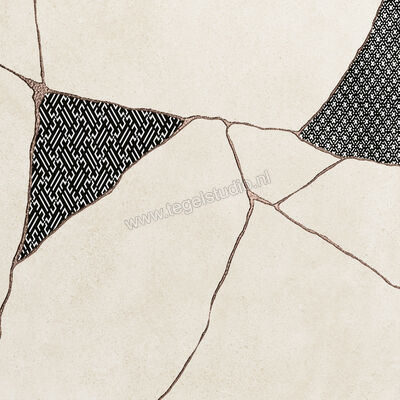  Fioranese Kintsugi Moonlight 60.4x60.4 cm Vloertegel / Wandtegel Japan Hibi Mat Vlak Naturale KTJ601R | 468121