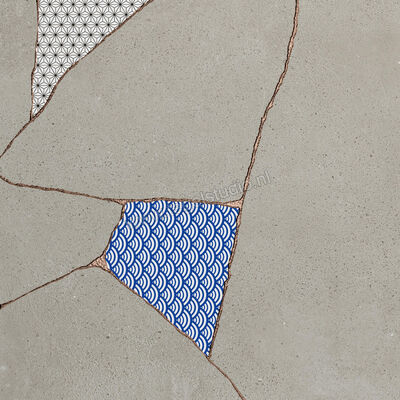  Fioranese Kintsugi Fog 60.4x60.4 cm Vloertegel / Wandtegel Japan Hibi Mat Vlak Naturale KTJ603R | 468124