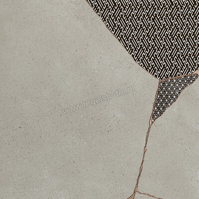  Fioranese Kintsugi Fog 60.4x60.4 cm Vloertegel / Wandtegel Japan Hibi Mat Vlak Naturale KTJ603R | 468130