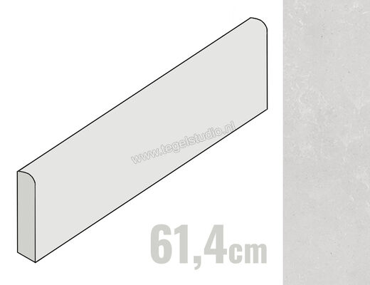  Fioranese Pietraviva Grigio Chiaro 6.8x61.4 cm Plint Mat Gestructureerd Naturale PVB613 | 468397