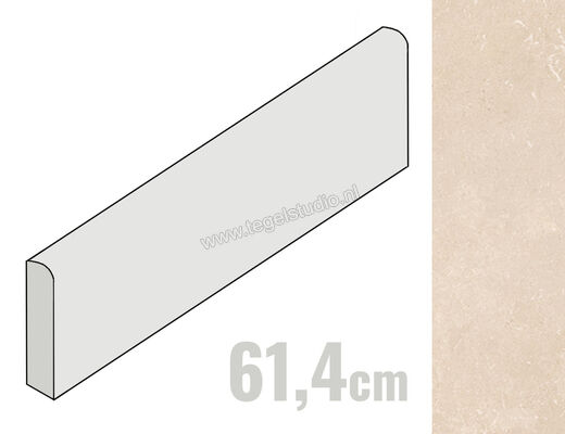  Fioranese Pietraviva Rosato 6.8x61.4 cm Plint Mat Gestructureerd Naturale PVB618 | 468403