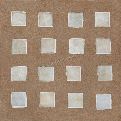  Fioranese The Blend Glass Sienna 90.6x90.6 cm Vloertegel / Wandtegel Matt Vlak Naturale GCD905R | 468628