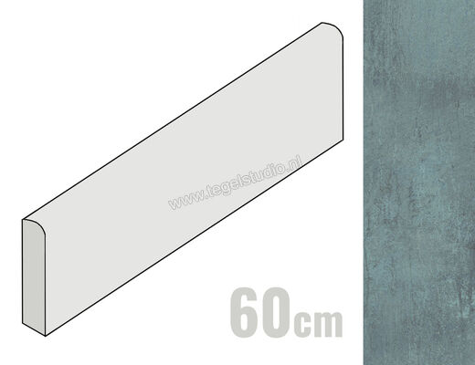  Sant Agostino Dripart Verdigris 7.3x60 cm Plint Mat Gestructureerd Naturale CSABDRVG60 | 469313