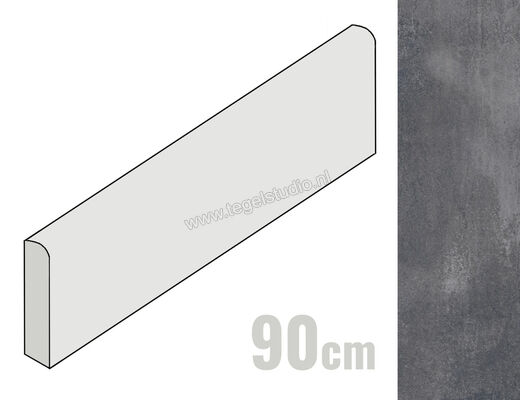  Sant Agostino Dripart Calamine 7.3x90 cm Plint Mat Gestructureerd Naturale CSABDRCA90 | 469334