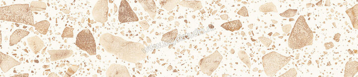  Sant Agostino Iro Sand 6.5x30 cm Vloertegel / Wandtegel Glanzend Vlak CSAINSK630 | 474095