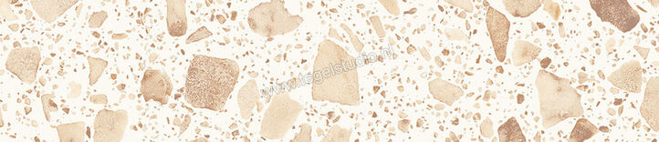  Sant Agostino Iro Sand 6.5x30 cm Vloertegel / Wandtegel Glanzend Vlak CSAINSK630 | 474098