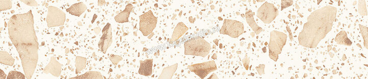  Sant Agostino Iro Sand 6.5x30 cm Vloertegel / Wandtegel Glanzend Vlak CSAINSK630 | 474104