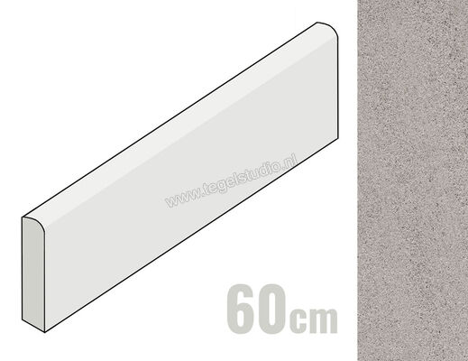  Sant Agostino Windstone Grey 7.3x60 cm Plint Mat Vlak CSABWIGR60 | 476639