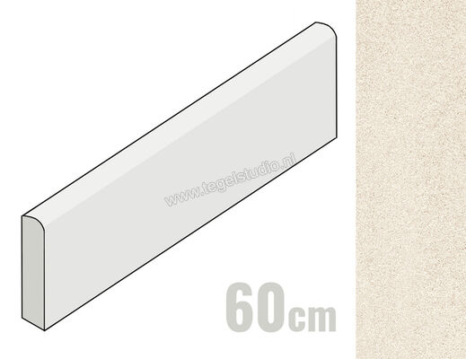  Sant Agostino Windstone Light 7.3x60 cm Plint Mat Vlak CSABWILI60 | 476642