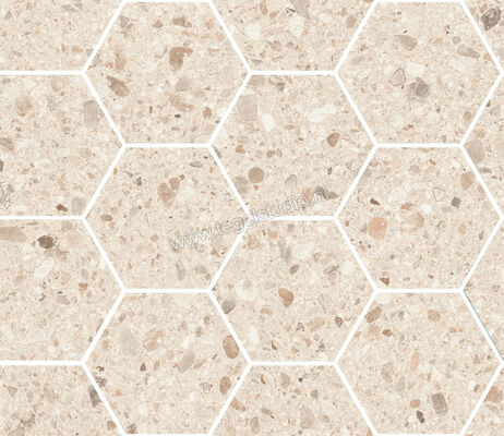  Sant Agostino Gravel Full Light 30x34.5 cm Decor Maxi ClAntislips Mat Gestructureerd Naturale CSAMCGFL34 | 479003