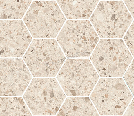  Sant Agostino Gravel Full Light 30x34.5 cm Decor Maxi ClAntislips Mat Gestructureerd Naturale CSAMCGFL34 | 479006