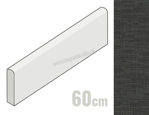  Sant Agostino Digitalart Night 9.5x60 cm Plint Mat Gestructureerd Naturale CSABDANI60 | 479354