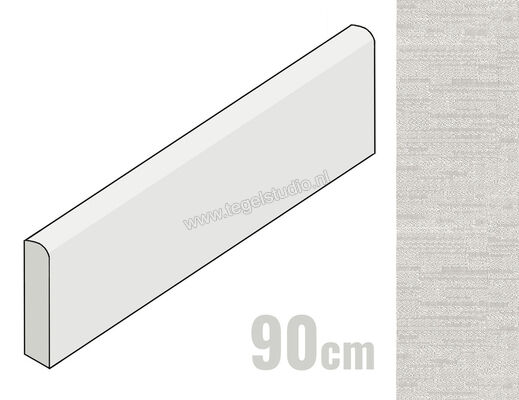  Sant Agostino Digitalart White 8.5x90 cm Plint Mat Gestructureerd Naturale CSABDAWH90 | 479363