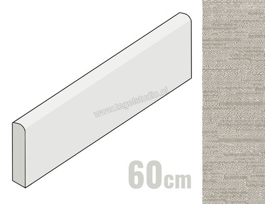  Sant Agostino Digitalart Ecru 9.5x60 cm Plint Mat Gestructureerd Naturale CSABDAEC60 | 479561