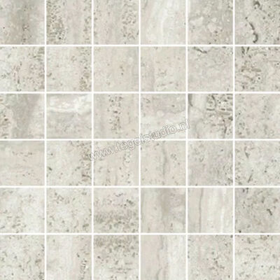  Mirage Elysian Travertini Travertino misty 30x30 cm Mozaiek Mat Vlak Naturale MRBMT5 | 480907