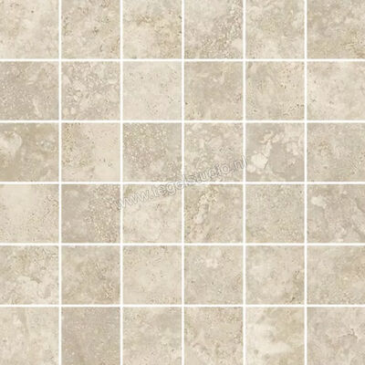  Mirage Elysian Travertini Travertino light cross 30x30 cm Mozaiek Mat Vlak Naturale MRBMT7 | 480913