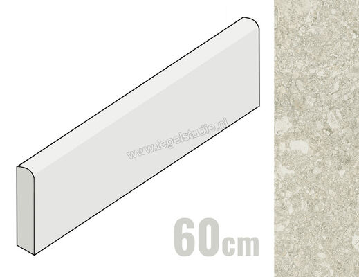  Mirage Norr Melk 7.2x60 cm Plint Mat Gestructureerd Naturale MRAQC0 | 481129