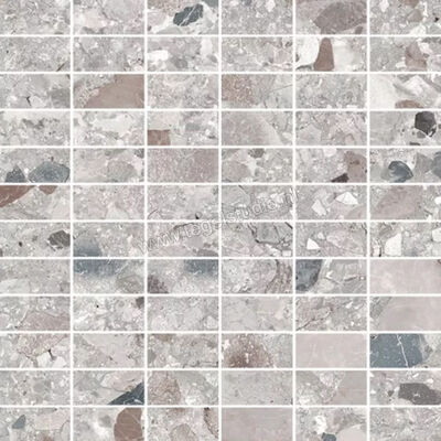  Mirage Norr Hav 30x30 cm Mozaiek Mattoncino Mat Gestructureerd Naturale MRBBI5 | 481240