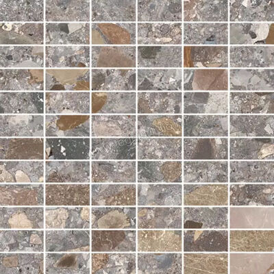  Mirage Norr Grus 30x30 cm Mozaiek Mattoncino Mat Gestructureerd Naturale MRBBI7 | 481246