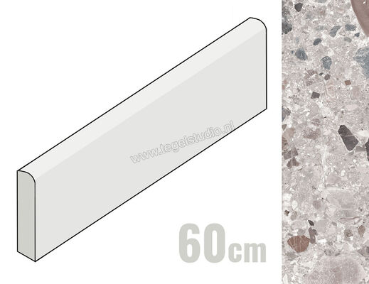  Mirage Norr Hav 7.2x60 cm Plint Mat Gestructureerd Naturale MRBBJ4 | 481264