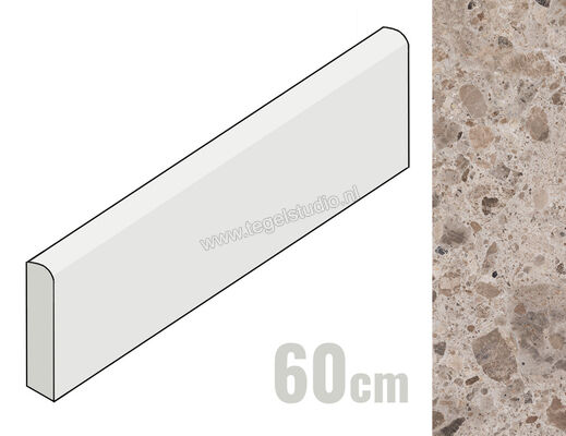  Mirage Norr Oken 7.2x60 cm Plint Mat Gestructureerd Naturale MRBBJ5 | 481267