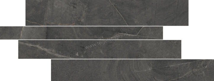  Del Conca Gardena Nero 30x60 cm Muretto Mat Gestructureerd Naturale G8GR08MU | 481771