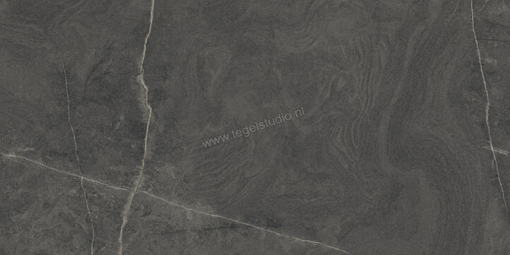  Del Conca Gardena Nero 40x80 cm Vloertegel / Wandtegel Mat Gestructureerd Naturale GOGR08R | 482011
