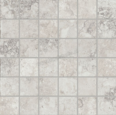  Provenza Unique Travertine Silver Ancient 30x30 cm Mozaiek 5x5 Mat Gestructureerd Naturale EJE2 | 486995