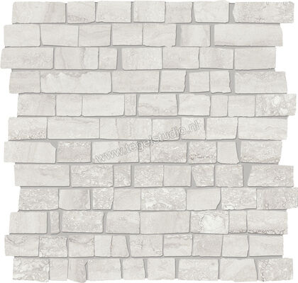  Provenza Unique Travertine Silver Vein Cut 30x30 cm Muretto Mini Block Mat Gestructureerd Naturale EJE6 | 487004