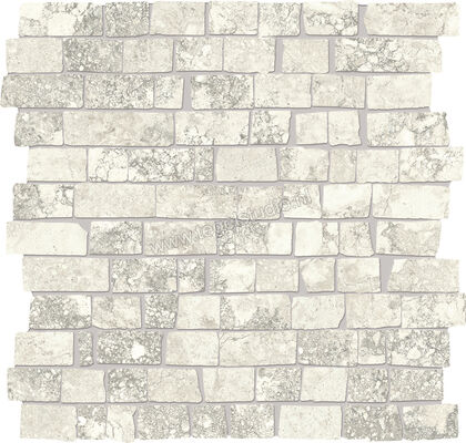  Provenza Unique Travertine White Ancient 30x30 cm Muretto Mini Block Mat Gestructureerd Naturale EJEH | 487016