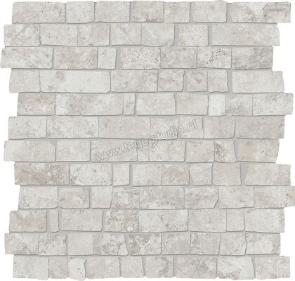  Provenza Unique Travertine Silver Ancient 30x30 cm Muretto Mini Block Mat Gestructureerd Naturale EJEK | 487022