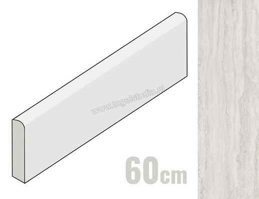  Provenza Unique Travertine Silver Vein Cut 7x60 cm Plint Mat Gestructureerd Naturale EJKK | 487031