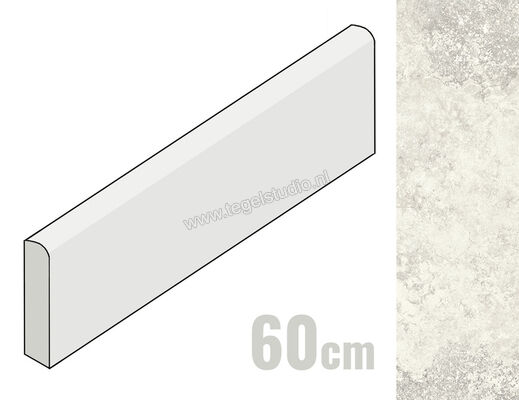  Provenza Unique Travertine White Ancient 7x60 cm Plint Mat Gestructureerd Naturale EJKV | 487043