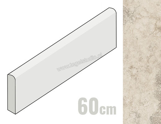  Provenza Unique Travertine Cream Ancient 7x60 cm Plint Mat Gestructureerd Naturale EJKW | 487046